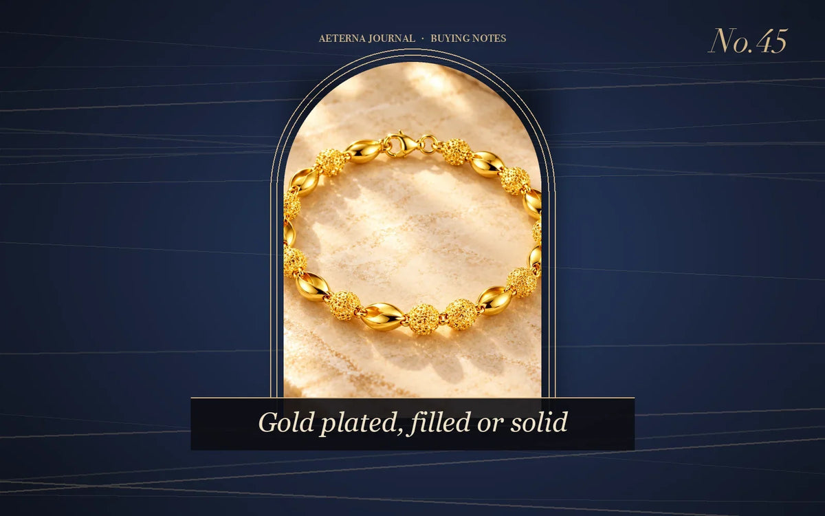 Gold-plated brass chain bracelet
