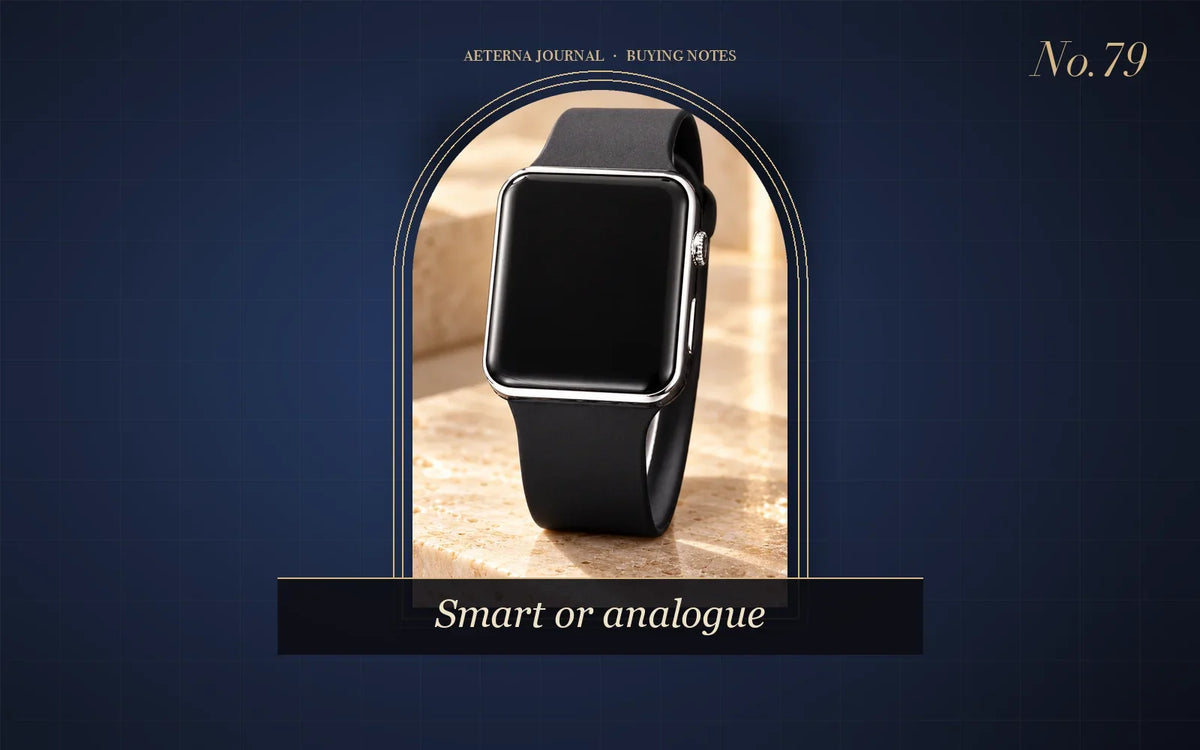 Black square digital watch with a silicone strap