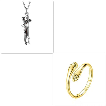 Love Hug Unisex Couple Chain Necklace supplier gallery image 17
