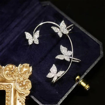 Butterfly Ear Clip Ear Hook Earrings supplier gallery image 3
