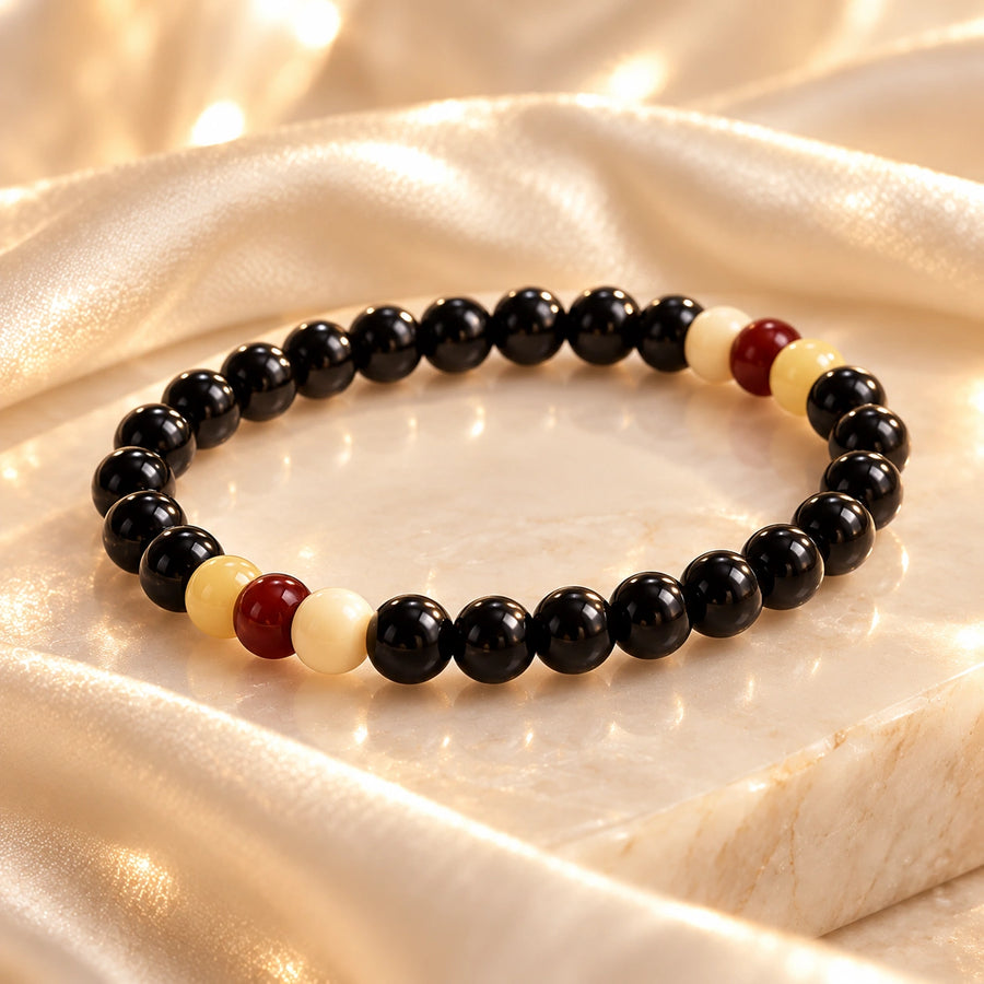 Balance Bead Charm Bracelet: illustrative concept artwork, not a product photograph
