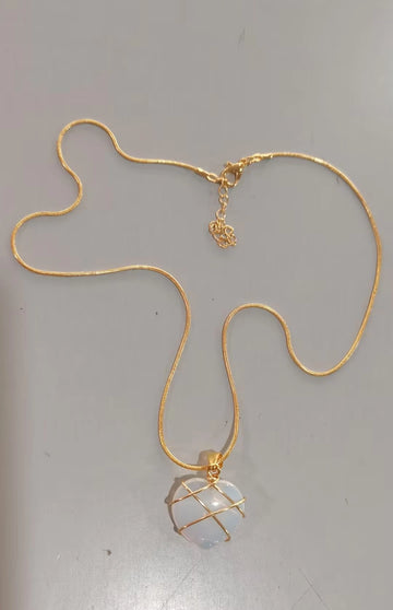 Moonstone Cartoon Princess Love Girl Necklace supplier gallery image 22