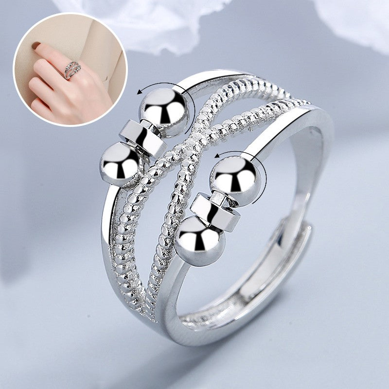 Supplier listing photo for Rotatable Open Design Double Layered Ring