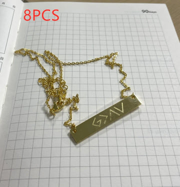 Horizontal Bar Pendant Necklace, view 17