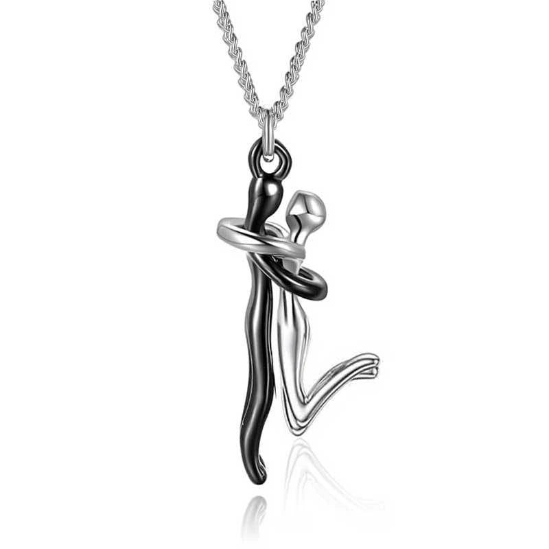 Love Hug Couple Chain Necklace supplier gallery image 4