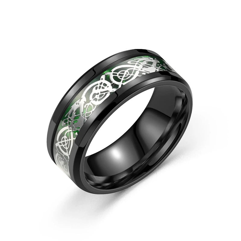 Dragon Pattern Band Ring supplier gallery image 12