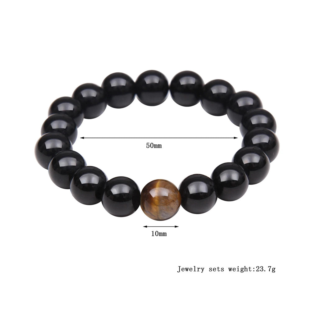 Tiger Eye Stone Natural Stone Bracelet supplier gallery image 14