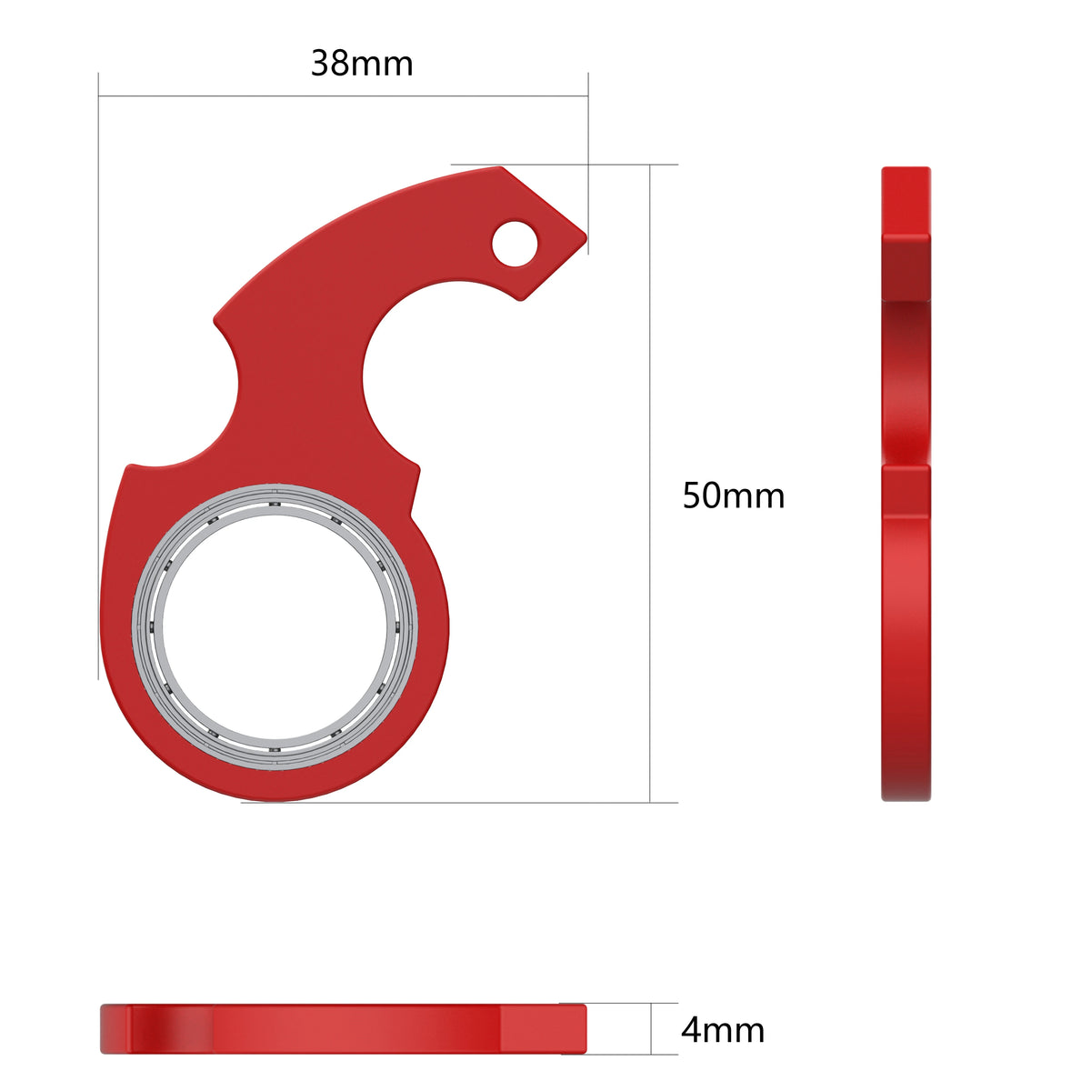 Creative Fidget Spinner Toy Keychain supplier gallery image 8