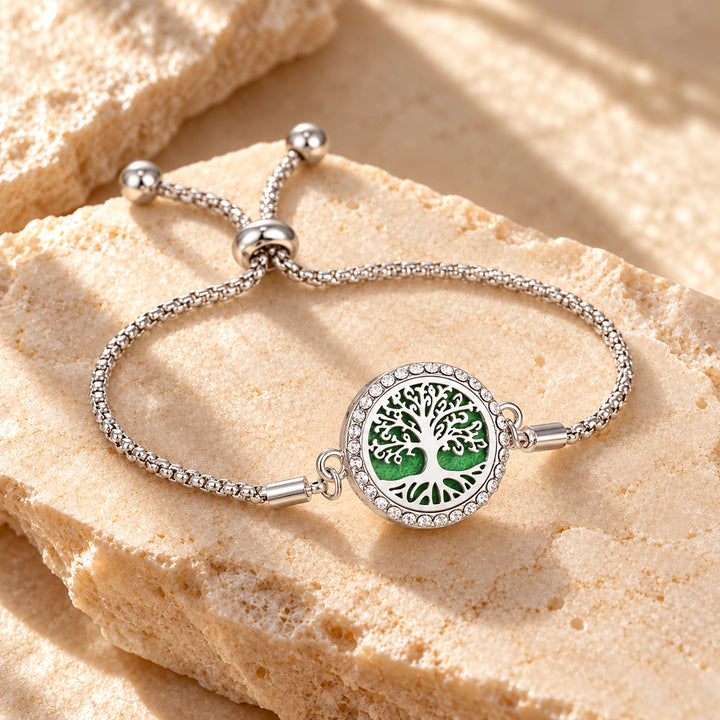 Generated concept artwork for Hollow Adjustable Aromatherapy Bracelet; illustrative only, not an exact product photograph