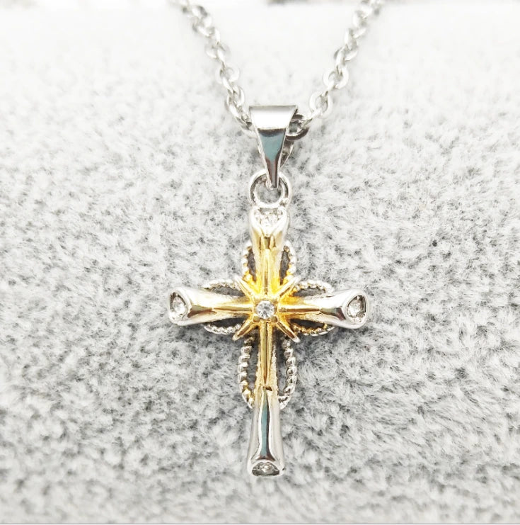 Octagonal Star Cross Necklace supplier gallery image 5