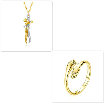 Love Hug Unisex Couple Chain Necklace supplier gallery image 15