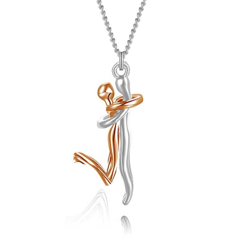 Love Hug Couple Chain Necklace supplier gallery image 6