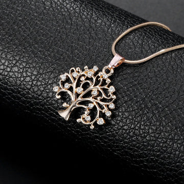 Big Tree Life Drilling CZ Necklace supplier gallery image 6