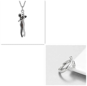 Love Hug Unisex Couple Chain Necklace supplier gallery image 25