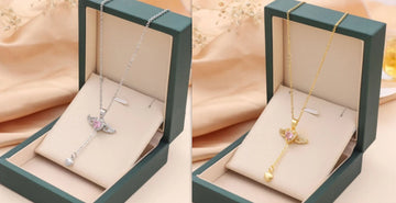 Moving Cupid Heart Angel Wings Necklace supplier gallery image 13