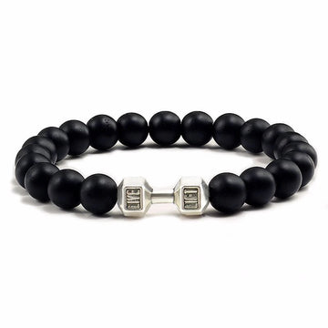 Natural Volcanic Stone Beads Black Bracelet supplier gallery image 8