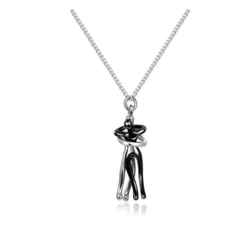 Love Hug Unisex Couple Chain Necklace supplier gallery image 9
