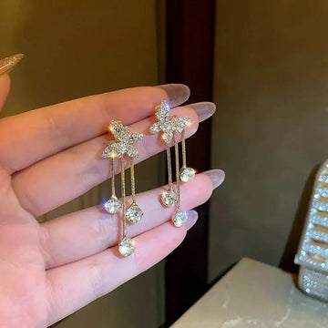 Shiny Butterfly Drop Dangle Elegant Earrings supplier gallery image 7
