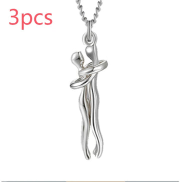 Love Hug Unisex Couple Chain Necklace supplier gallery image 32