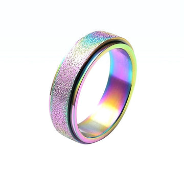 Rainbow Spinner Ring, view 6