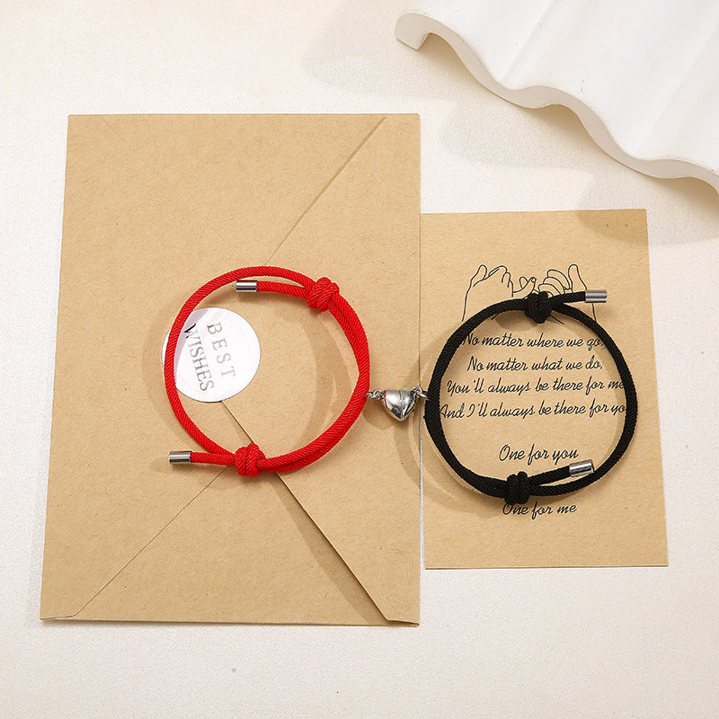 Supplier listing photo for Nylon Love Magnetic Bracelet