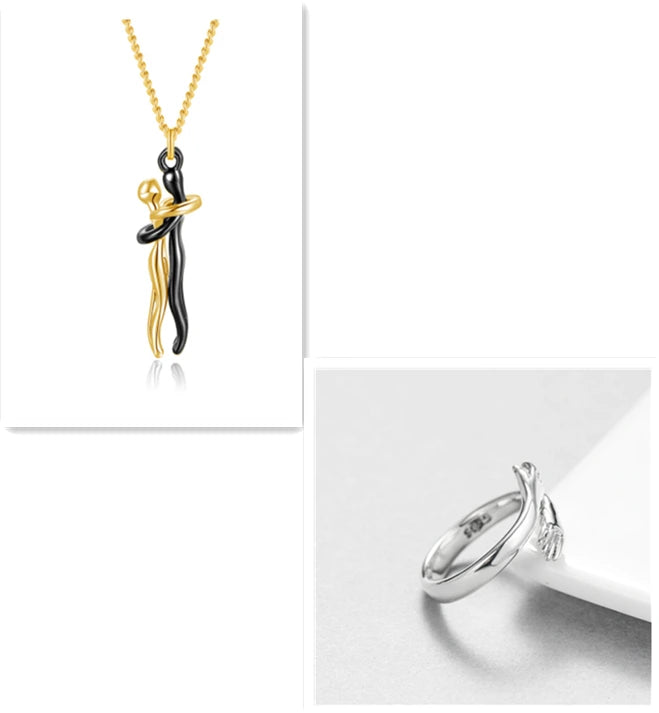 Love Hug Unisex Couple Chain Necklace supplier gallery image 26