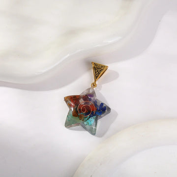 Seven Chakra Crystal Pendant Necklace, view 59