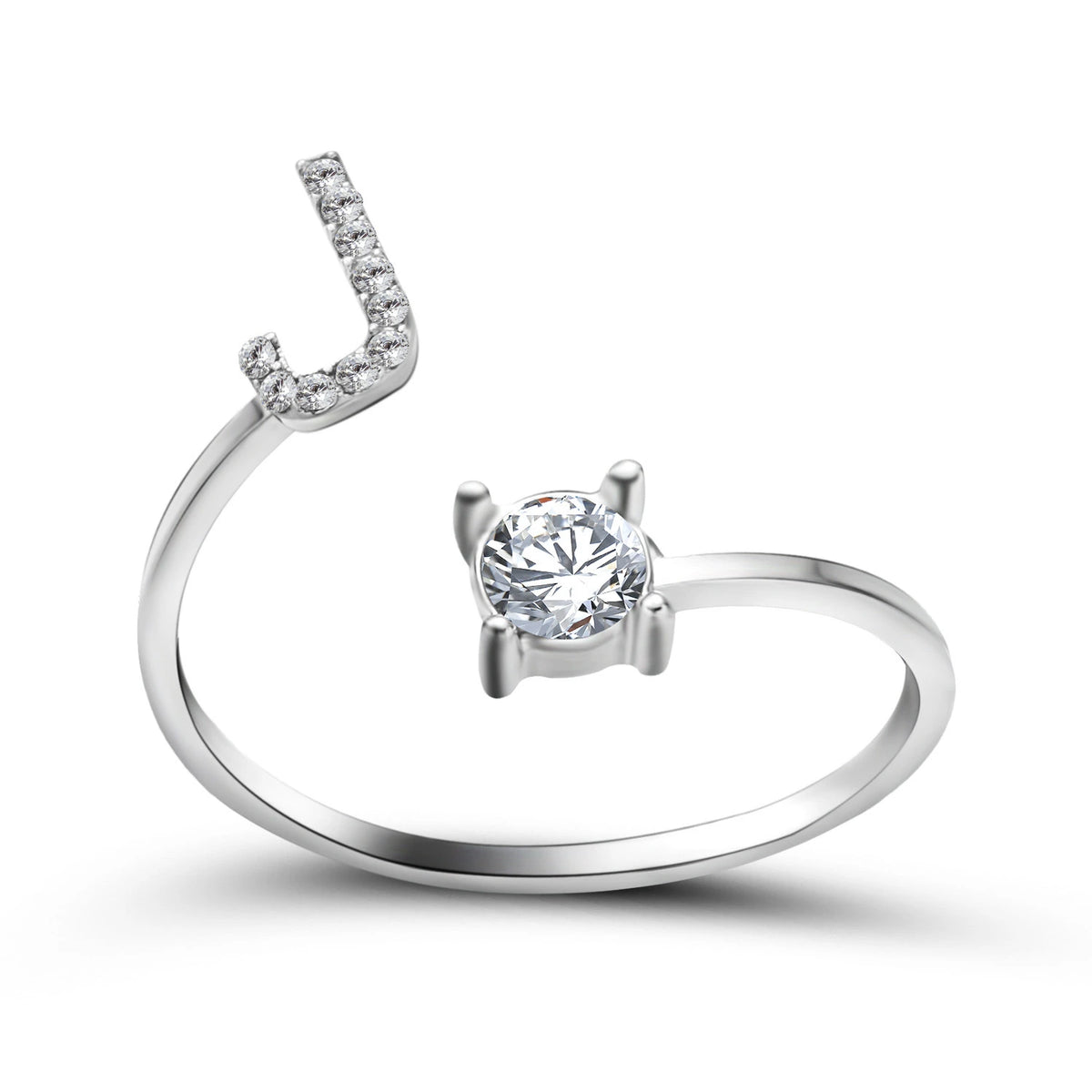 Design Adjustable Initial Letter Elegant Ring supplier gallery image 35