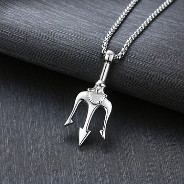 Neptune's Trident Retro Mythical Sea Necklace supplier gallery image 6