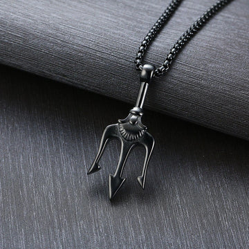 Neptune's Trident Retro Mythical Sea Necklace supplier gallery image 4