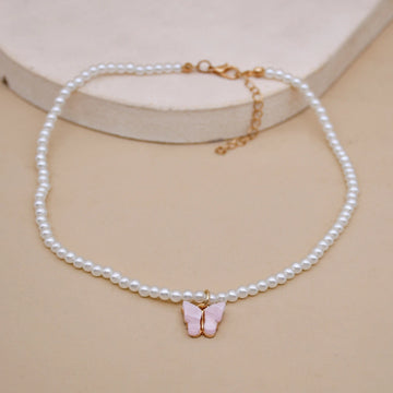 Elegant White Pearl Choker Small Necklace supplier gallery image 8