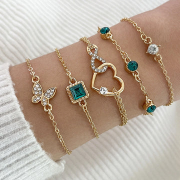 Bohemian Green Heart Bracelet supplier gallery image 9