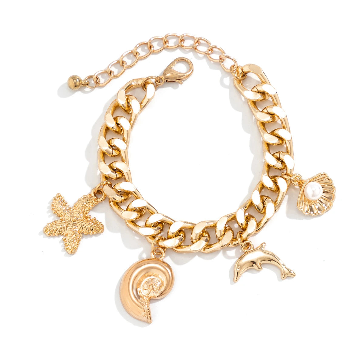 Creative Boho Conch Dolphin Starfish Bracelet supplier gallery image 9