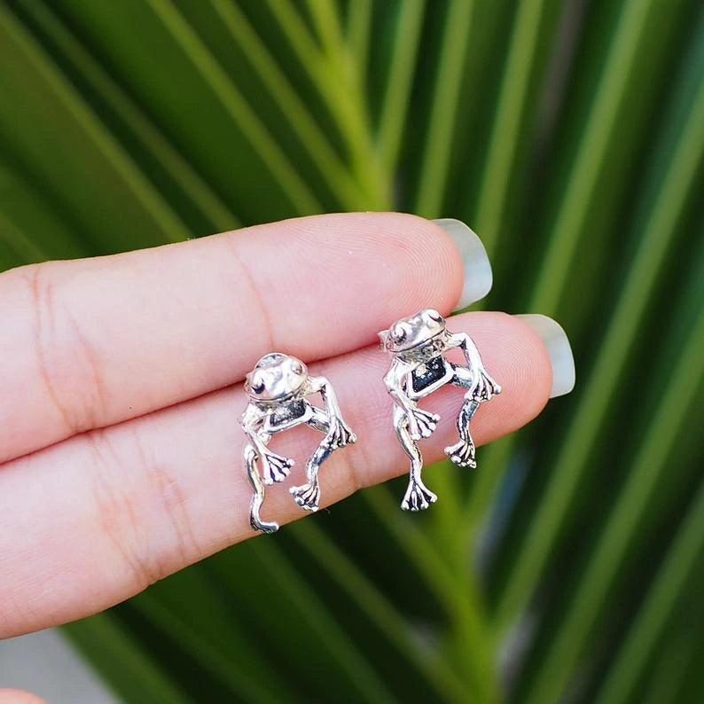 Cute Frog Funny Animal Stud Earrings supplier gallery image 8