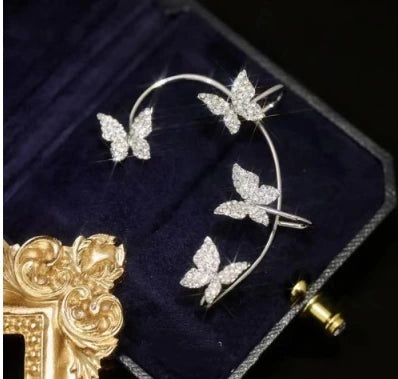 Butterfly Ear Clip Ear Hook Earrings supplier gallery image 10