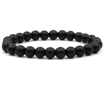 Classic Black Matte Green Malachite Bracelet supplier gallery image 7