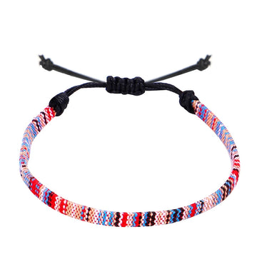 Hand Woven Rainbow Color Anklet Bracelet supplier gallery image 22