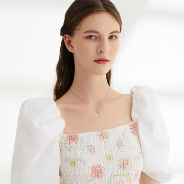 Moving Cupid Heart Angel Wings Necklace supplier gallery image 4