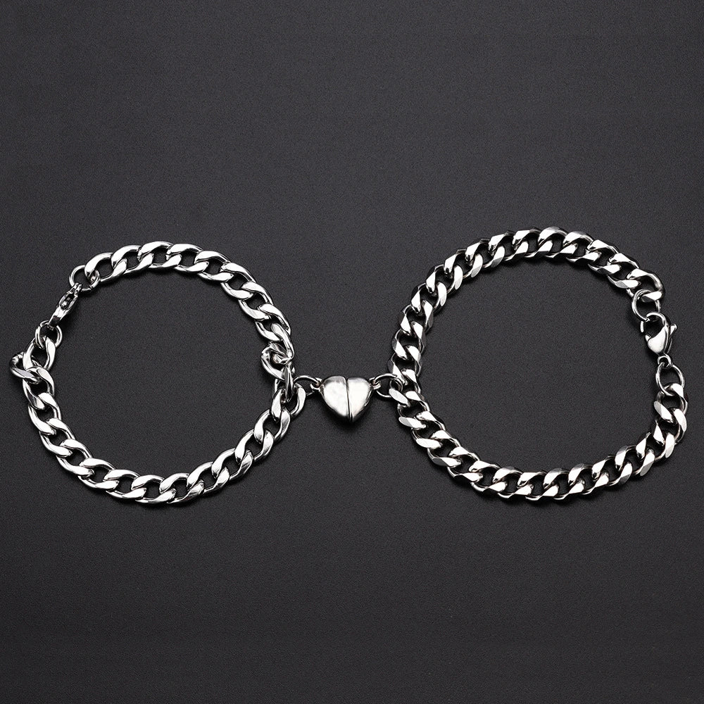 Love Magnet Heart Couple Bracelets supplier gallery image 2