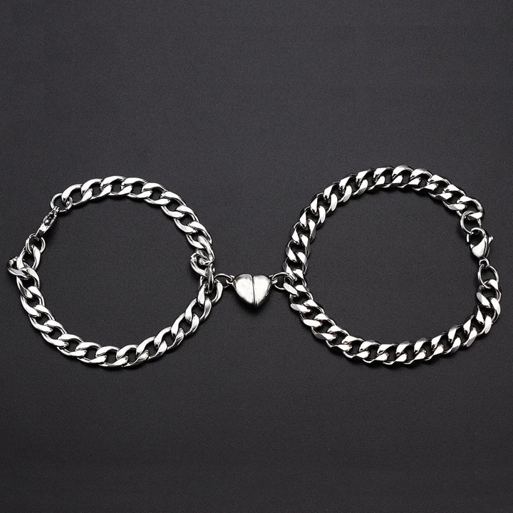 Love Magnet Heart Couple Bracelets supplier gallery image 2
