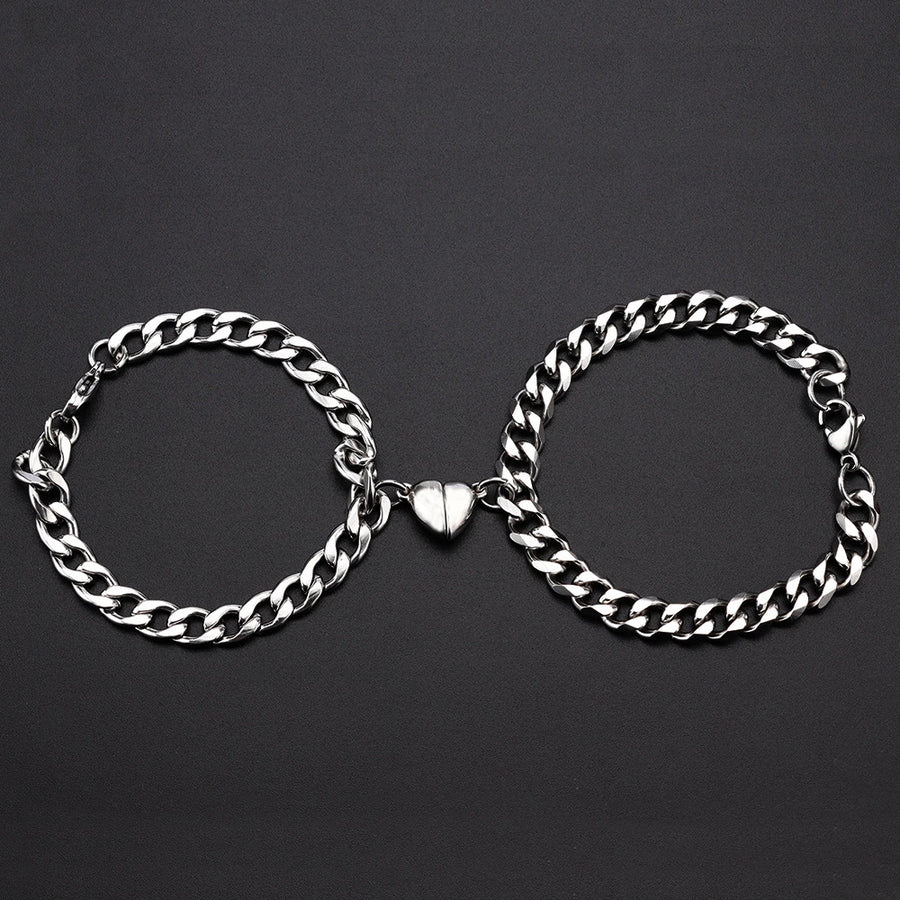 Love Magnet Heart Couple Bracelets supplier gallery image 2