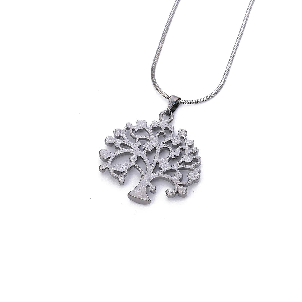 Big Tree Life Drilling CZ Necklace supplier gallery image 8