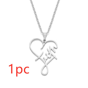 Heart of Faith Pendant Necklace, view 6