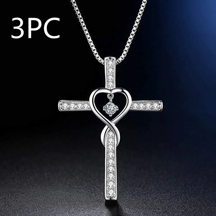 Infinity Love God WE Trust Necklace supplier gallery image 4