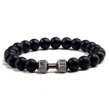 Natural Volcanic Stone Beads Black Bracelet supplier gallery image 11