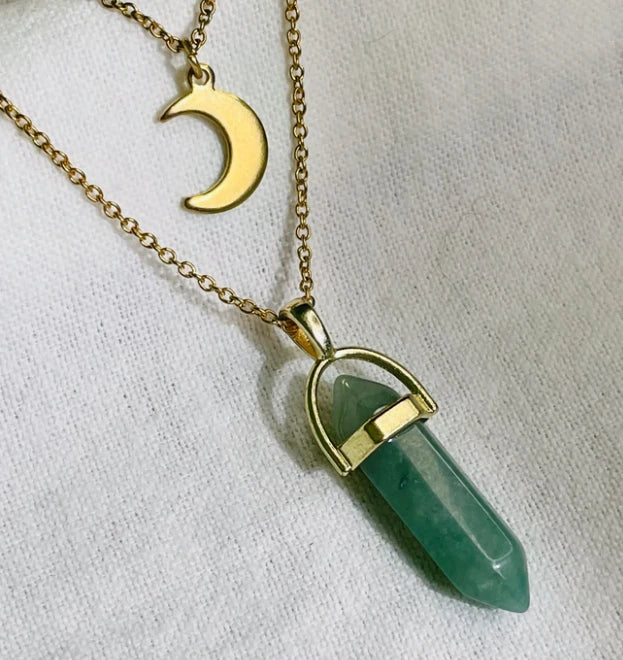 Moon Hexagonal Column Necklace supplier gallery image 9