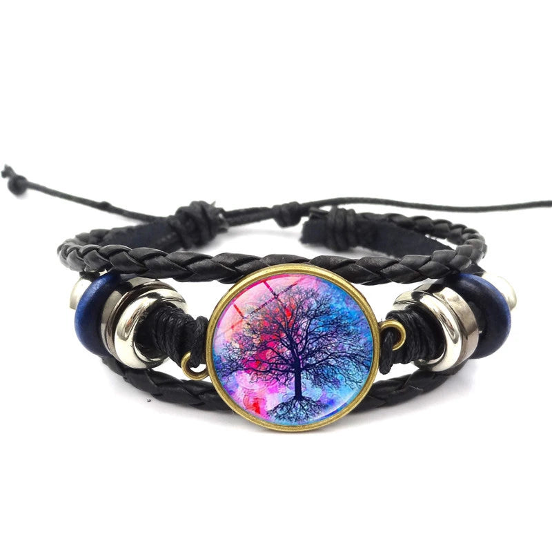 Tree Life Handmade Multilayer Braided Bracelet supplier gallery image 2