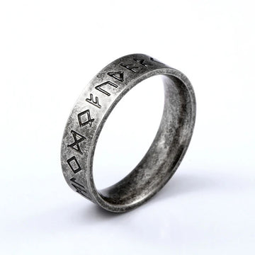 Odin Rune Stainless Steel Viking Ring, view 3