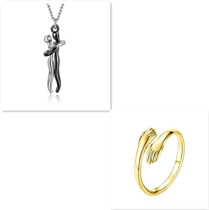 Love Hug Unisex Couple Chain Necklace supplier gallery image 19