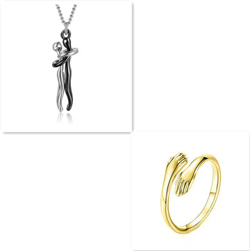 Love Hug Unisex Couple Chain Necklace supplier gallery image 19